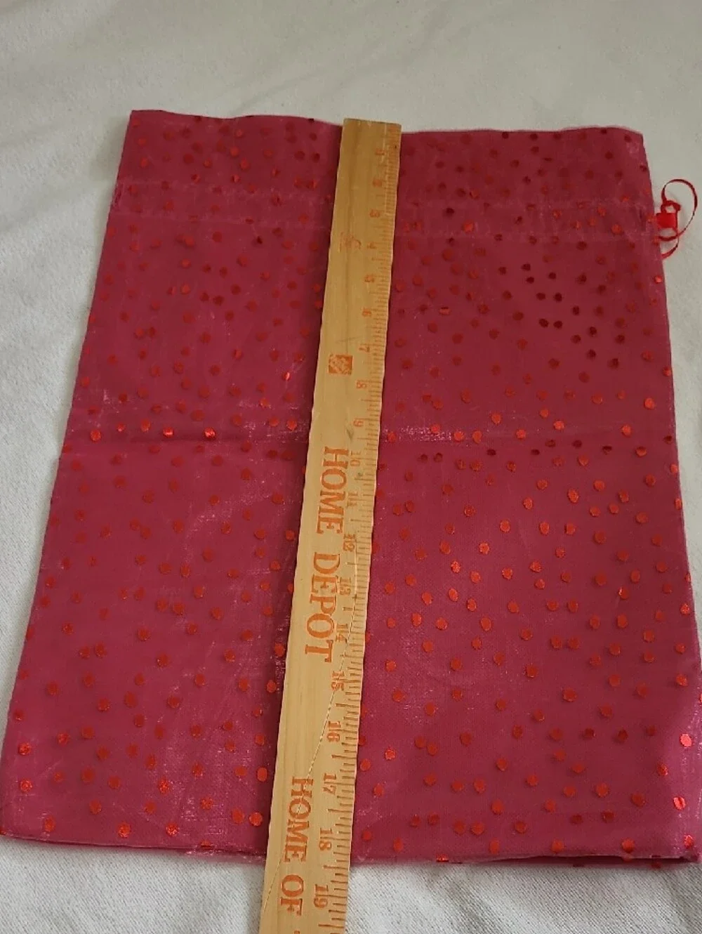 Reusable Amazon Gift Bags - Dots Sheer Drawstring Red Green Blue